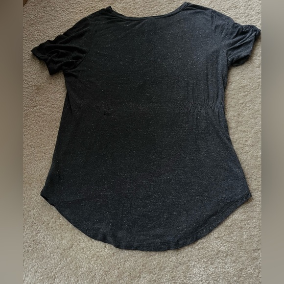 Old Navy Luxe Gray with Gold Specks Size Large Shirt - Picture 4 of 4